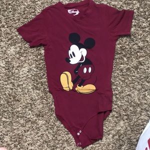 Mickey mouse body suit